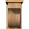 Ekena Millwork Del Monte Rough Sawn Corbel w/Backplate, Western Red Cedar, 8"W x 14"D x 14"H COR08X14X14DEL01RWR - alternate 3